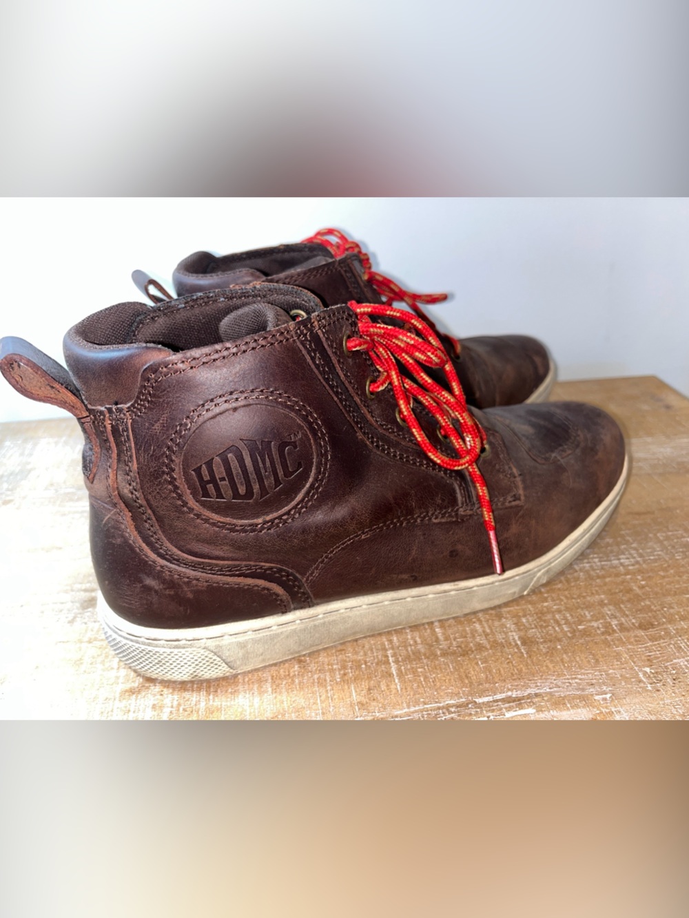 Harley-Davidson Bateman Pro Riding Shoes Boots Men’s 10 Brown Leather Sneaker